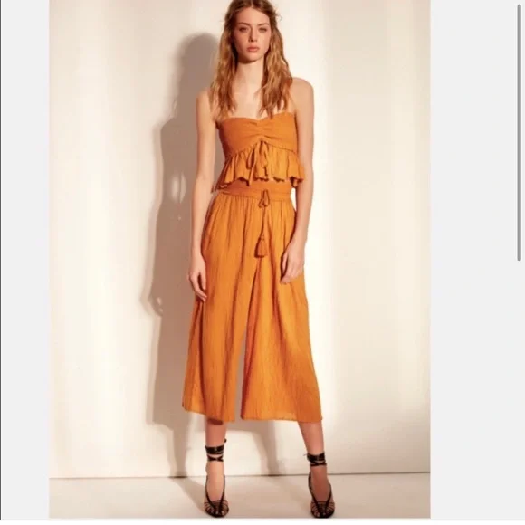 Wilfred Nanterre Pant - Burnt Orange Gold (XS) - Picture 2 of 9